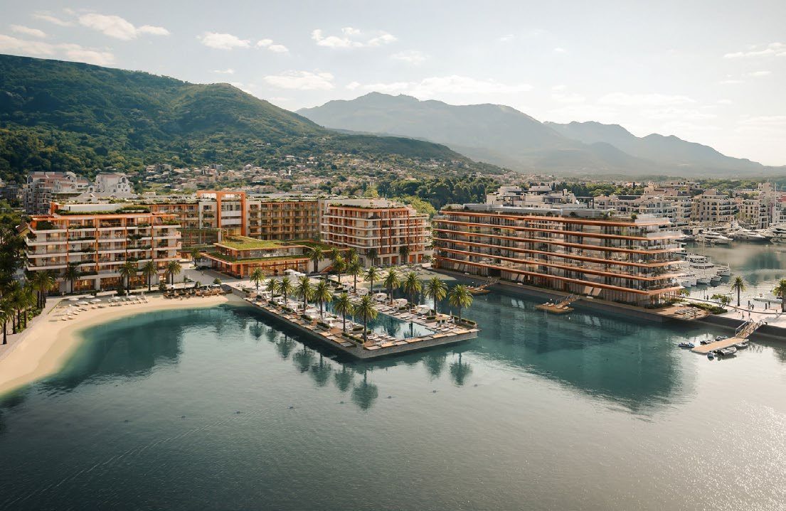 Synchro Hotel: the five-star waterfront hotel below the mountains of Porto Montenegro